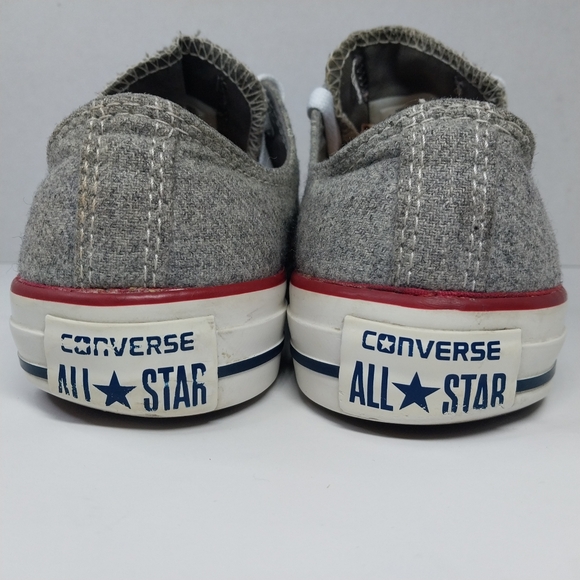 Converse Chuck Taylor All Stars Ox Low Top Women's Size 7 Grey Sneaker Shoes - Picture 4 of 11